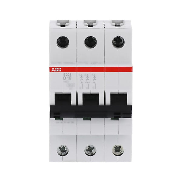 ABB Sicherungsautomat B,6kA,16A,3P S203-B16